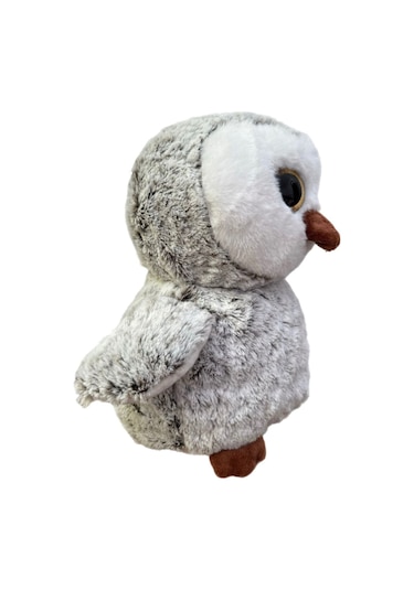 Sevimli Baykuş Kanatlı 30 Cm Uyku Arkadaşım Peluş Oyuncak Gri