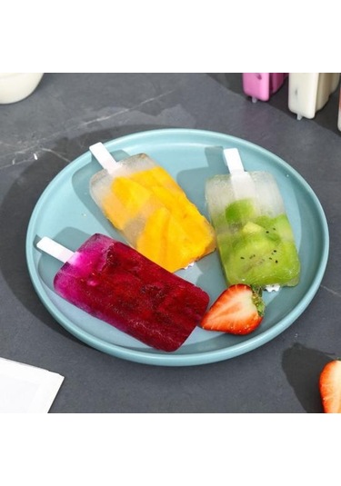 Jms Güvenli Buz Lolly Kalıpları Gıda Sınıfı Bpa İçermeyen Buz Küpleri Yapımı Beyaz