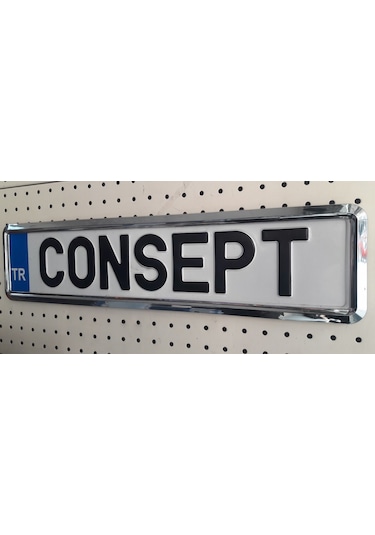 Consept Yeni Nesil Krom Plakalık 2adet Consept