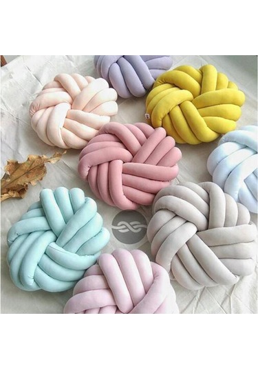 Suntek 4 Renk Peluş Dekoratif Kırlent Yumuşak Arka Koltuk Gri Gri