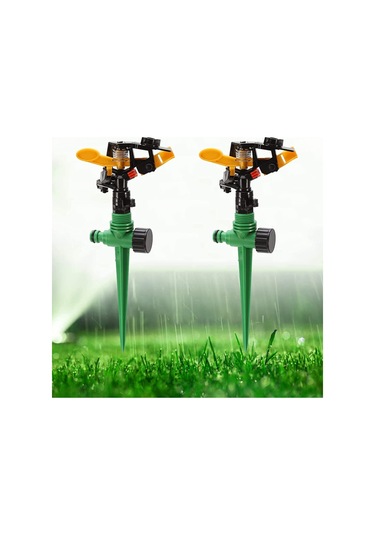 Qianfan Sulama Çim Yağmurlama, 2 Adet Bahçe Fıskiyeleri Otomatik
