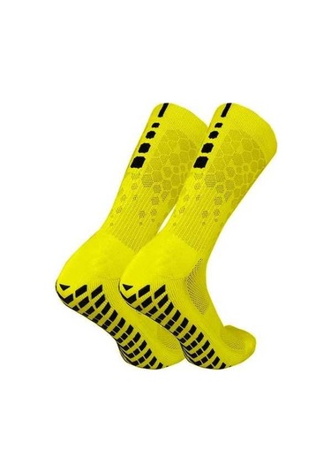 Willowhaven Erkek Kadınlar İçin Kaymaz Futbol Çorapları - Yoga Ve Spor Salonu İçin T, Kaliteli Chinlon Ve Spandex Sarı