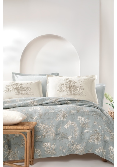 Yataş Bedding Aster Tek Kişilik Pike Takımı - Adaçayı