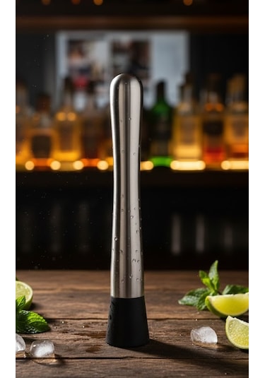 Premium Metal Kokteyl Ezici Bar Tokmağı Renkli