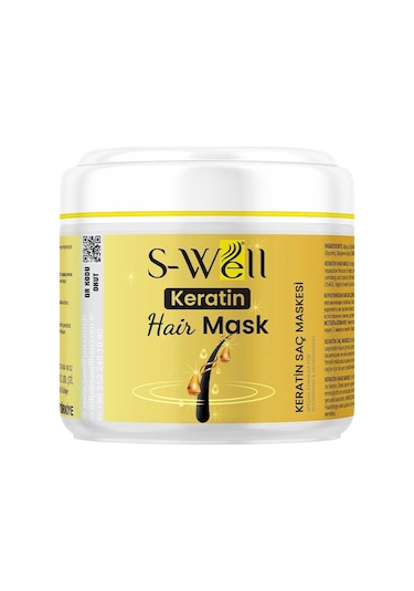 S-well Keratin Hair Mask Yoğunlaştırılmış Saç Bakım Kremi