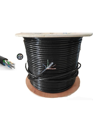 305 Metre Cat6 Kablo - İnternet Kablosu Dış Mekan Outdoor