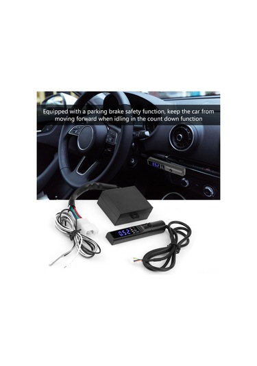 Geeroyoo Araba Turbo Koruyucu Zamanlayıcı - Soğutma Gecikmesi, Yakıt Verimliliği Artırıcı, O2 Ve Rpm Gösterici, Evrensel Uyum 12v