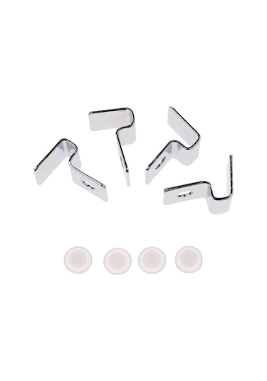 Homyl 4 Adet Paslanmaz Çelik Akvaryum Balık Tankı Cam Kapak