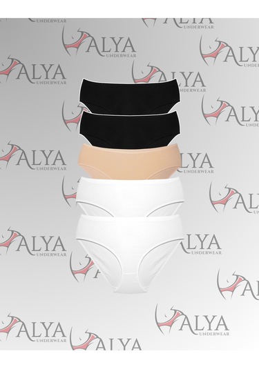 Alya Underwear Kadın Külot, Lyocell Kumaş Külot, Ter Emici Rahat Ve Dayanıklı Kadın İç Çamaşırı, Liyosel Slip Çok Renkli P01