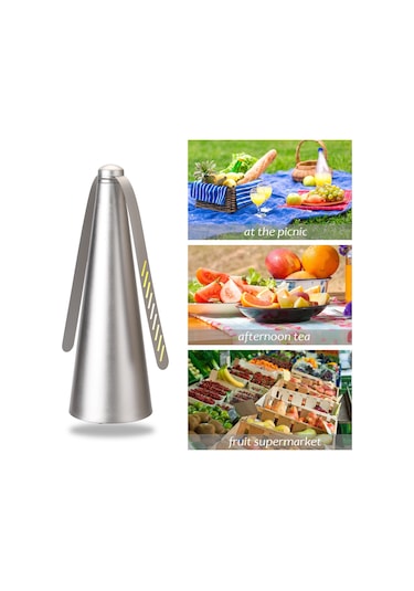 Sinek Kovucu Fan Gıda Koruyucu Sinek Yok Edici Gümüş