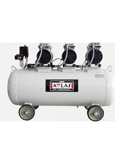 Attlas SC 30100 Monofaze Sessiz Kompresör 100 L 3.0 Hp
