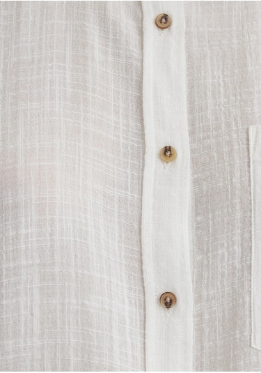 Mavi - Bej Gömlek 1210404-70057 Bej