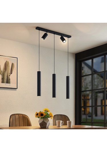 Archio Üçlü Spotlu Ledli Sıralı Sarkıt Avize Çok Renkli