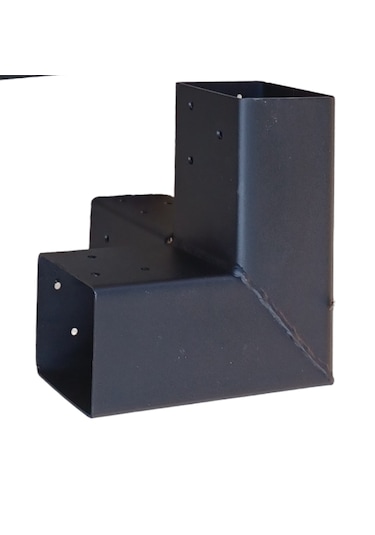 Pergola Demir Bağlantı 8x8cm Çardak Kamelya Köşe 90