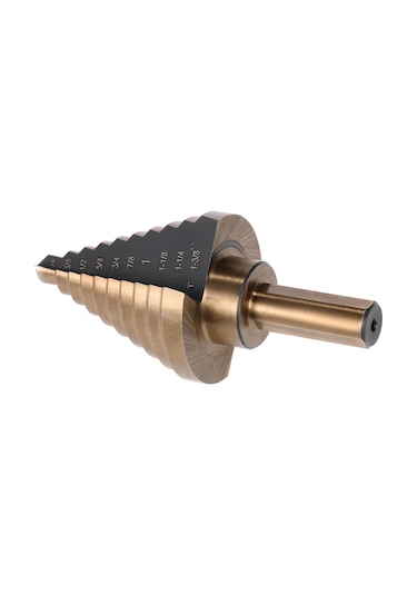 Yunboo 5 Parça İngiliz Standardı Merdiven Matkap Seti, Çelik Levha Delme, Farklı Boyutlu Adımlı Matkaplar, Opp Paketli