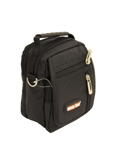 Seventeen 3450 Polyester Kumaş, Omuz Askılı, Kulplu, Erkek Portföy Çanta Siyah