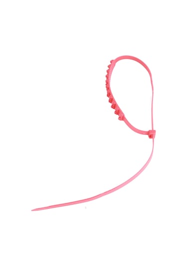 Konesam Kırmızı Nilon Araba Lastik P防滑 Zinciri - Evrensel Araçlar İçin, Kolay Kurulum, Yağmurlu/karlı Günlerde Kayma Engeli, 10 Adet Paket