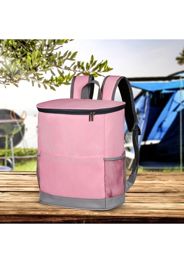 Suntek Soğutucu Sırt Çantası Yalıtımlı Yumuşak Pembe