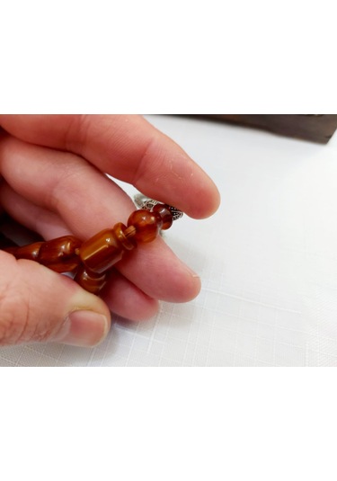 Omari Usta Oturtma İmame Harelı Alman Sıkma Kehribr Tsbh 9.5x11.5