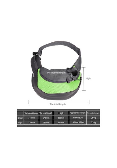 Vkemall Küçük Evcil Hayvanlar İçin Siyah Taşıma Çantası - Elden Bağımsız, Soluklu Mesh, Kaçmayı Engelliyor S Boyutu Siyah