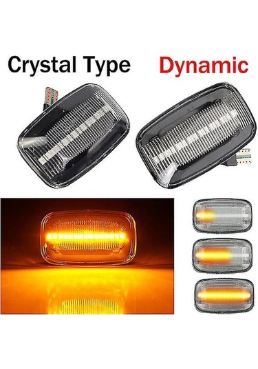 Artfulabode Yan Toyota Serisi Led Araç Lambası İşaret İçin Geeroyoo Cruiser 80 70 2 100 Sf