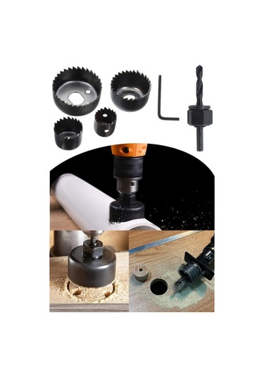 Alçıpan Delme Ve Buat Açma Seti Profesyonel Ve Hassas Kesim İçin 5 Parça