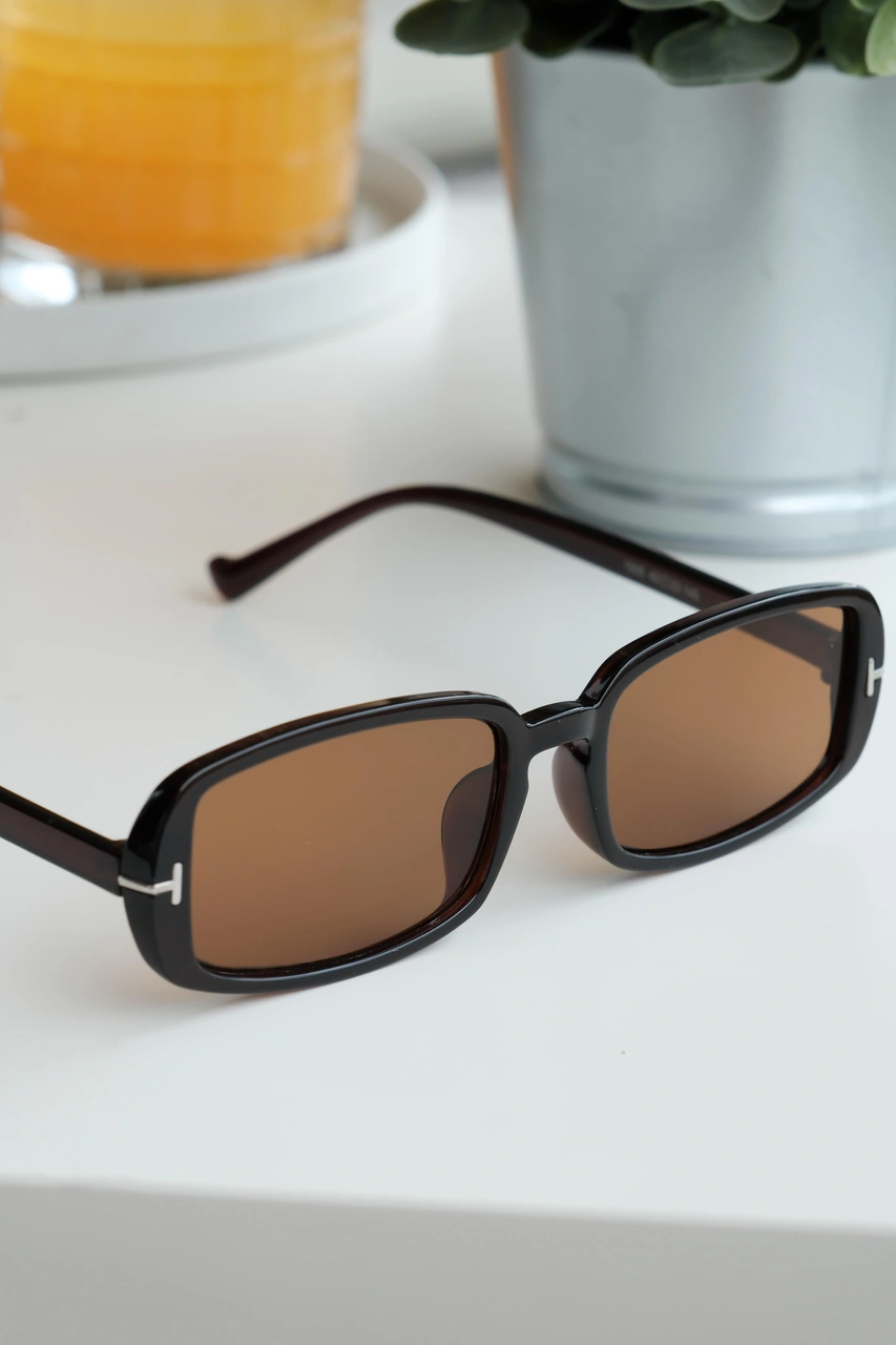 Royal Eyewear Re1005 Kahverengi Güneş Gözlüğü Siyah - Mavi