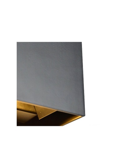 Kosona Siyah 6w Led Küp Duvar Lambası - Aydınlatma Açısı Ayarlanabilir - Modern Oturma/yatak Odası - Su Geçirmez Abs Malzeme Diğer