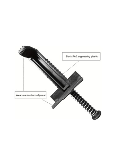 Hightower Siyah 2li Paslanmaz Çelik Plastik Tuğla Düzeleme Aparatı 3.5x4.7 Inch Kaymaz