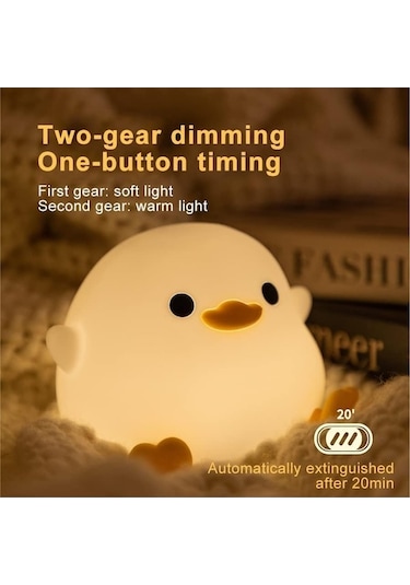 Maoyaya Pkkp Gece Lambası, Kawaii Dodo Duck, Çocuklar İçin Beyaz