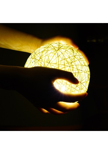 Yaozixa Koyun Başlıklı Usb Şarjlı Kumandalı 10 Parlaklık Seviyeli 3w Uyku Lamba Gri, Orta Boy Gri