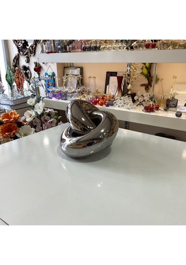 Dekoratif Seramik Zincir Gümüş Renk