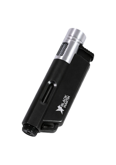 Black Martin Tek Torch Pürmüz Siyah Puro Çakmağı - Tr9299