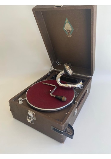 Molotov Sovyet Antika Çanta Gramofon 067