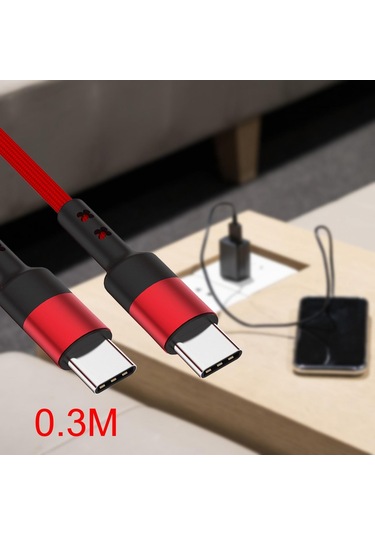 Suntek USB C Veri Kablosu 3.8 MM 30 CM