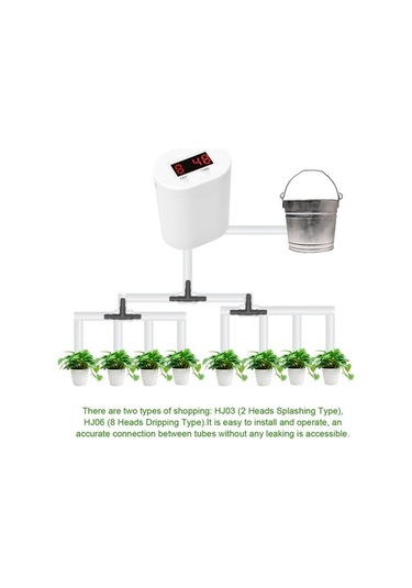 Pazly Akıllı Bitki Sulama Sistemi - Otomatik Damla Sulama Pompası 4/8 Başlıklı