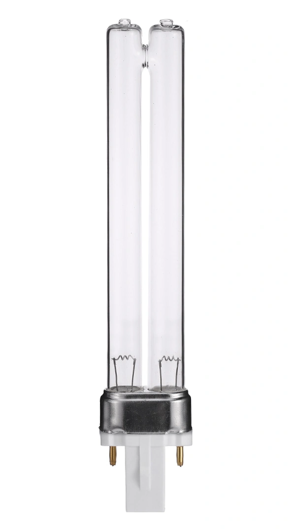 Yuntech01 H Tipi Kuvars Cam Uv Işık Lambası, Akvaryum Ve Hava Temizleyici İçin 2 Adet Paket, 254nm Dalga Boyu, 9w, Ce/rohs Onaylı Mor
