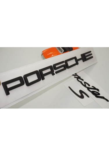 Porsche Boxster S Bagaj 3M 3D Abs Yazı Logo Amblem Seti (549220600)