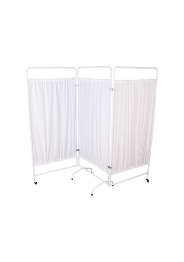 3 Kanatlı Paravan Muayene Masası Paravanı Revir Paravanı