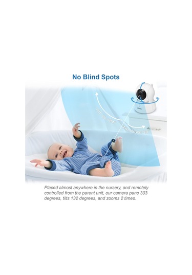 Vtech Vm923-2 Videolu Bebek Monitörü - 19 Saat Pil Ömrü - 2 Kamera