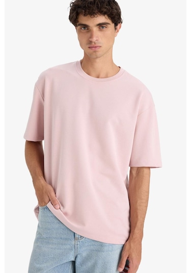 Defacto Oversize Geniş Kalıp Ütü Gerektirmeyen Bisiklet Yaka Kısa Kollu Basic Düz Ağır Kumaş Tişört X3926az25sppr345 Mor Defacto Oversize Geniş Kalıp Ütü Gerektirmeyen Bisiklet Yaka Kısa Kollu Basic Düz Ağır Kumaş Tişört X3926az25sppr345 Mor