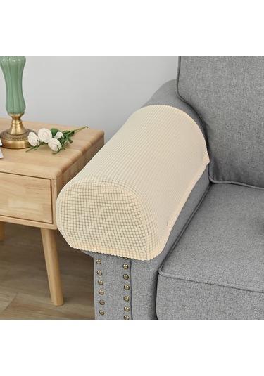 Suofeng "yıkanabilir Ve Kaymaz Koltuk Kolçak Kılıfı - 5 Renk Seçeneği İle Esnek Ve Koruyucu" Bej