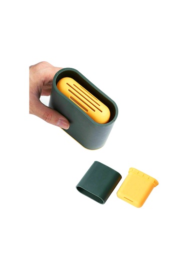 Yaozixa Silikon Tuvalet Fırçası Tuvalet Fırçası Tutucu Yaratıcı Temizleme Fırçası Seti Beyaz