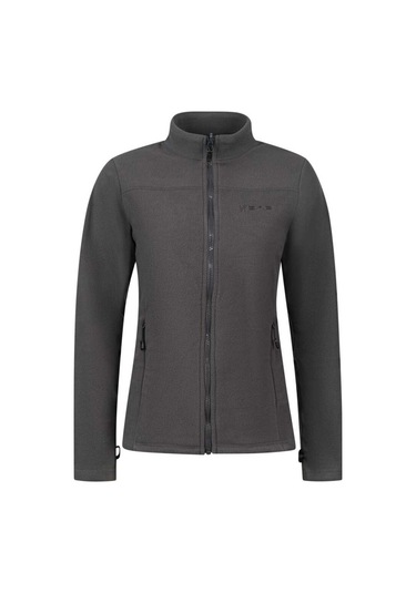 2as Cara Kadın Tam Fermuarlı İnce Polar Sweatshırt Lila