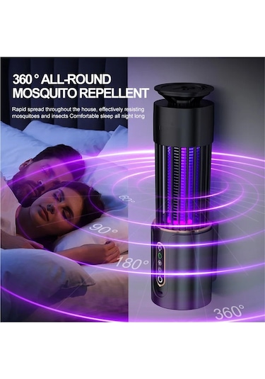 Jialan Şarj Edilebilir Sivrisinek Katili Lamba Böcek Sinek