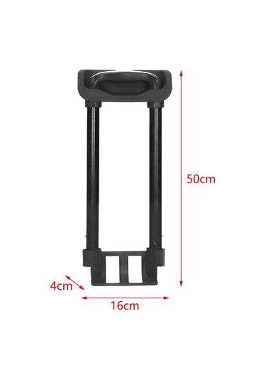 Homyl Bagaj Kolu Taşınabilir Ağır Hizmet Ekipmanları 20-inç Siyah