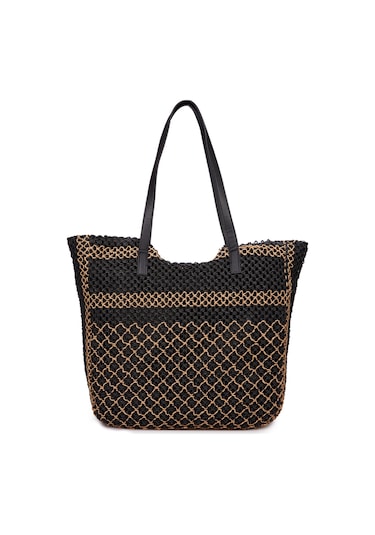 Pierre Cardin Kadın Hasır Omuz Çantası 05pc25y1502 Siyah