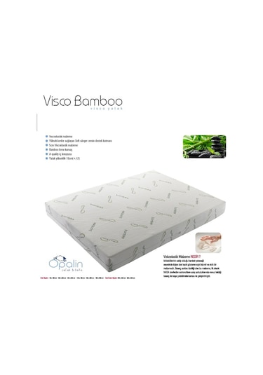 Uzunbebe Opalin 150X200 Çift Kişilik Bamboo Visco Ortopedik Bambu Yatak