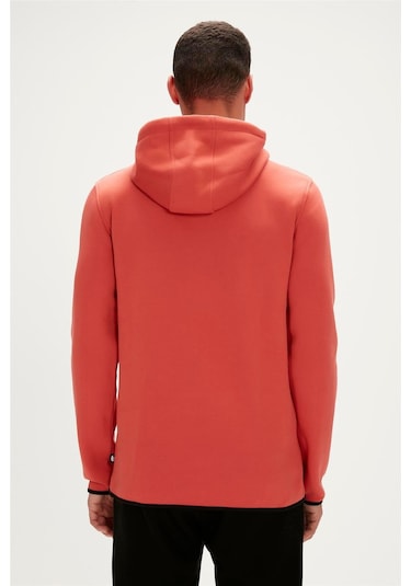 Bad Bear Defence Half-zıp Hoodıe Erkek Polar Sweatshırt Turuncu