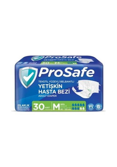 Prosafe Pharma Belbantlı Yetişkin Hasta Bezi M 30'lu